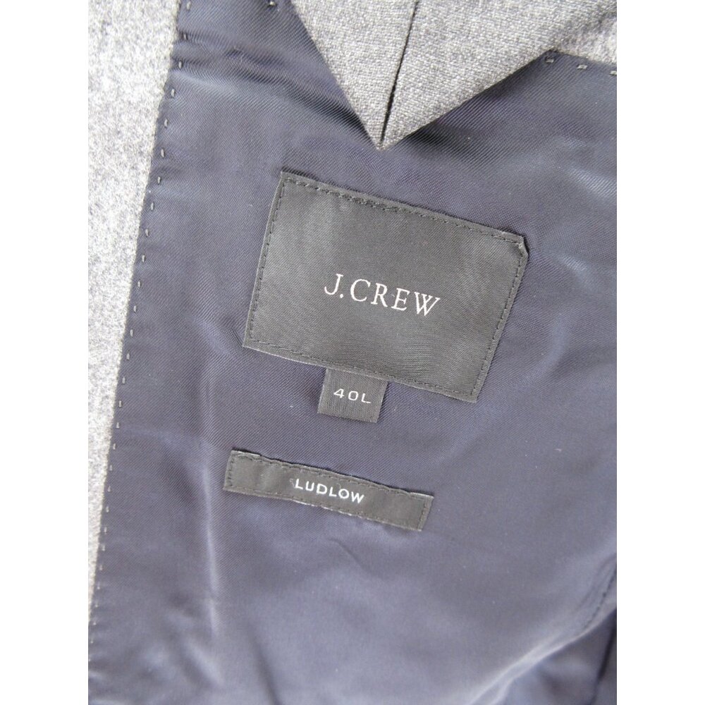 J Crew Sport Coat 40 Long Vitale Barberis Ludlow Blazer Wool Jacket - Picture 13 of 14